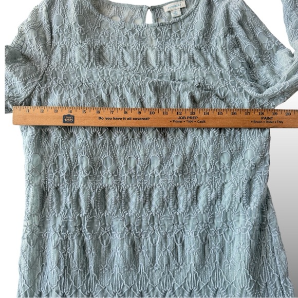 Sundance Catalog Blue Lace Windflower Whisper Dress Size Medium - Picture 8 of 11